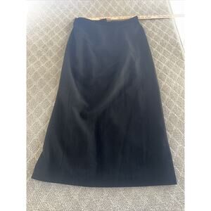 Kasper woman’s maxi skirt 12 wool black